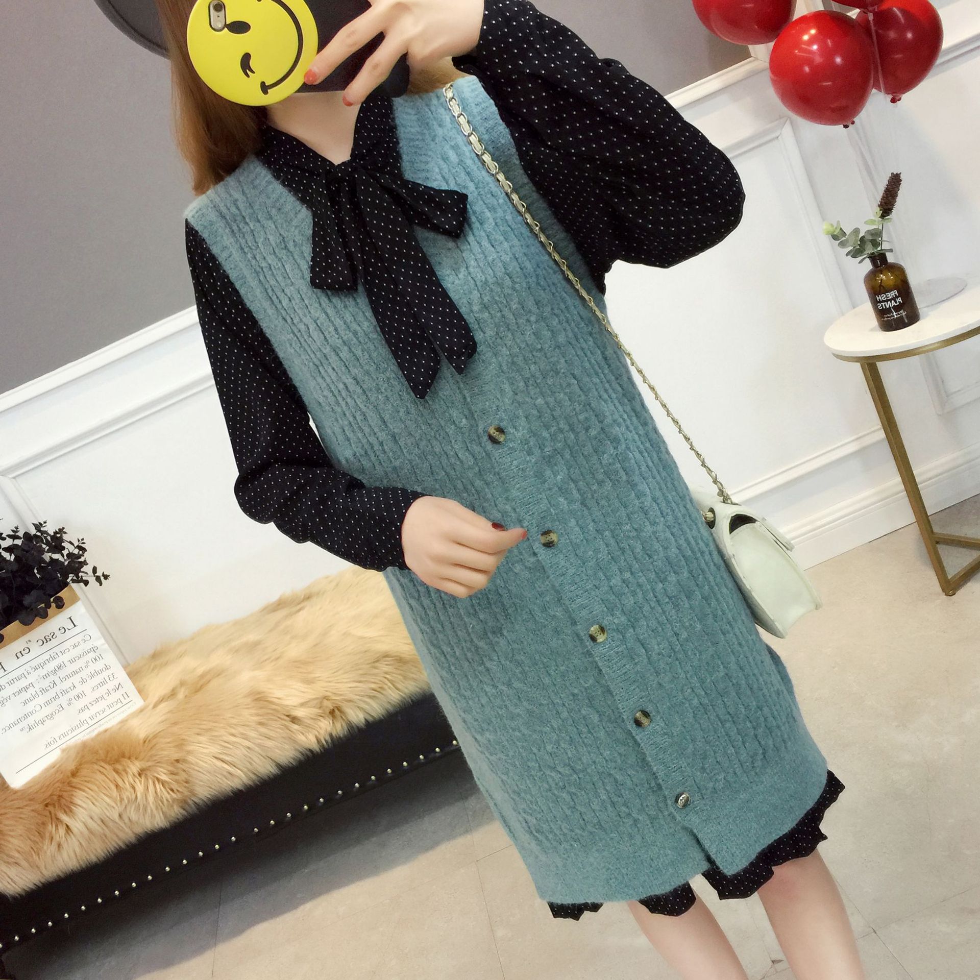 Gilet femme en Mélange de coton - Ref 3316788 Image 1