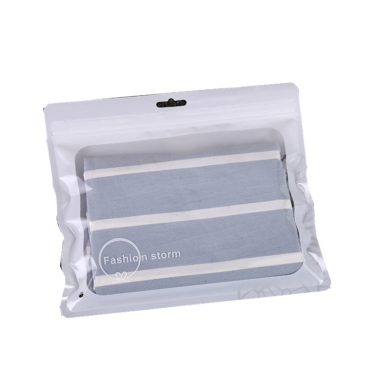 En stock universal cuadrado compuesto ropa embalaje bolsa ropa interior ziplock bolsa saliva toalla bolsa de almacenamiento