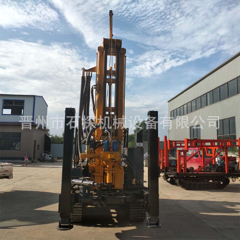 200型履带式气动水井钻机 冲击式气动钻机