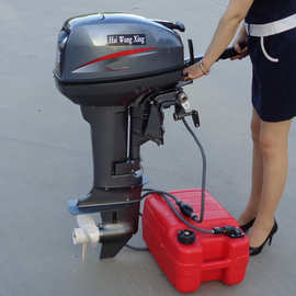 小型渔船船挂桨 汽油二冲程船挂机 水冷船用舷外机图片
