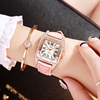 Diamond fashionable square trend quartz watches, women's watch, city style, simple and elegant design