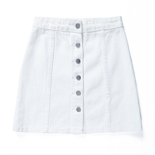 Spring Slimming A-Line Skirt - Instagram Viral High-Waisted Black Denim Short Skirt for Women