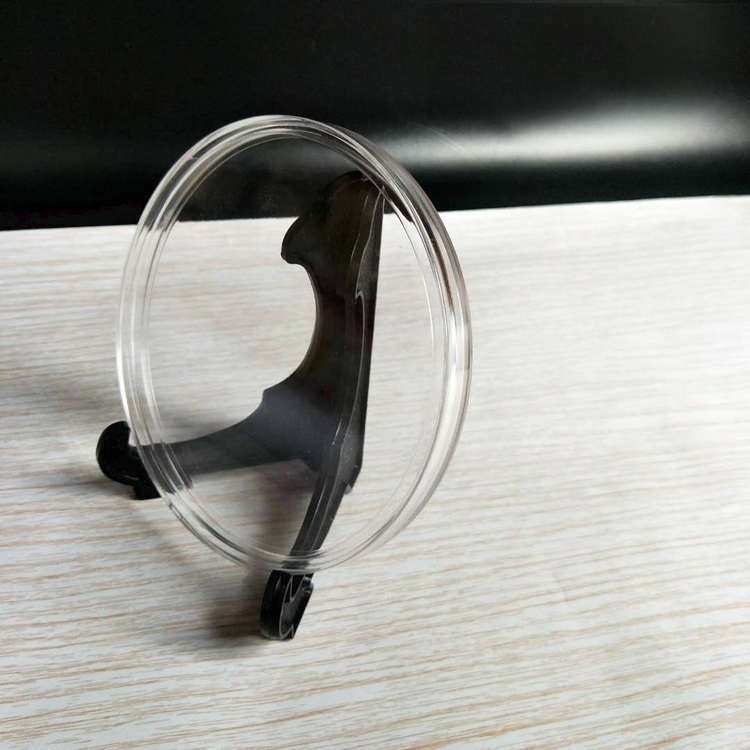 圆盒圆盘塑料盒展示支架 工艺品展示架 刀币盒大银元银章展示脚架