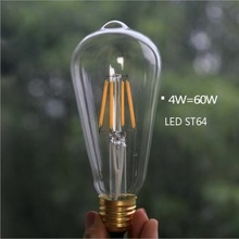 ST64 2W 4W 6W LED爱迪生灯泡 LED钨丝灯 厂家批发直销220v
