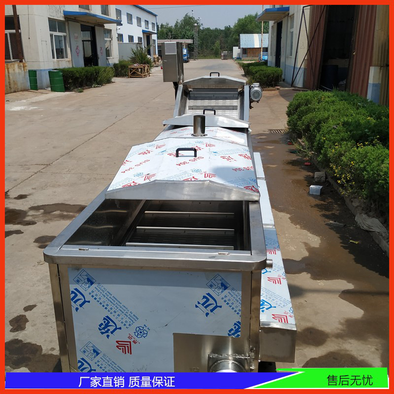 银耳漂烫机 双孢菇蒸煮杀青流水线 全自动定制黑木耳成套加工设备