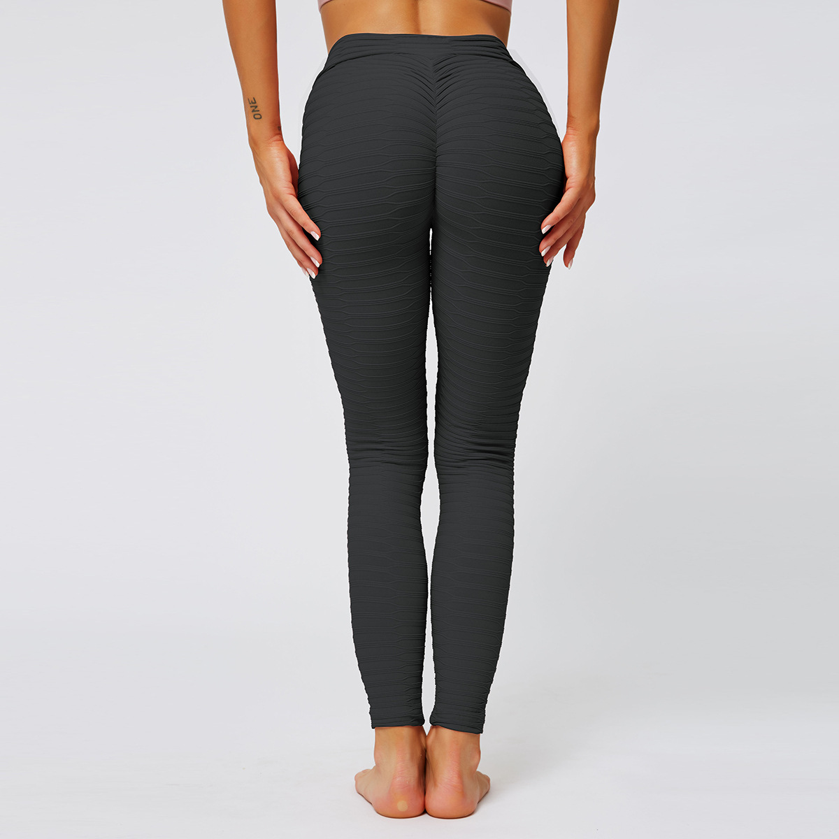 Pantalones de yoga de secado rápido ajustados para levantamiento de cadera NSNS23588