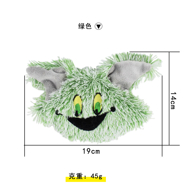 宠物用品宠物用品新款卡通圣诞系列 搞怪毛绒玩具 长毛怪三色遛狗玩具厂家直销详情图8