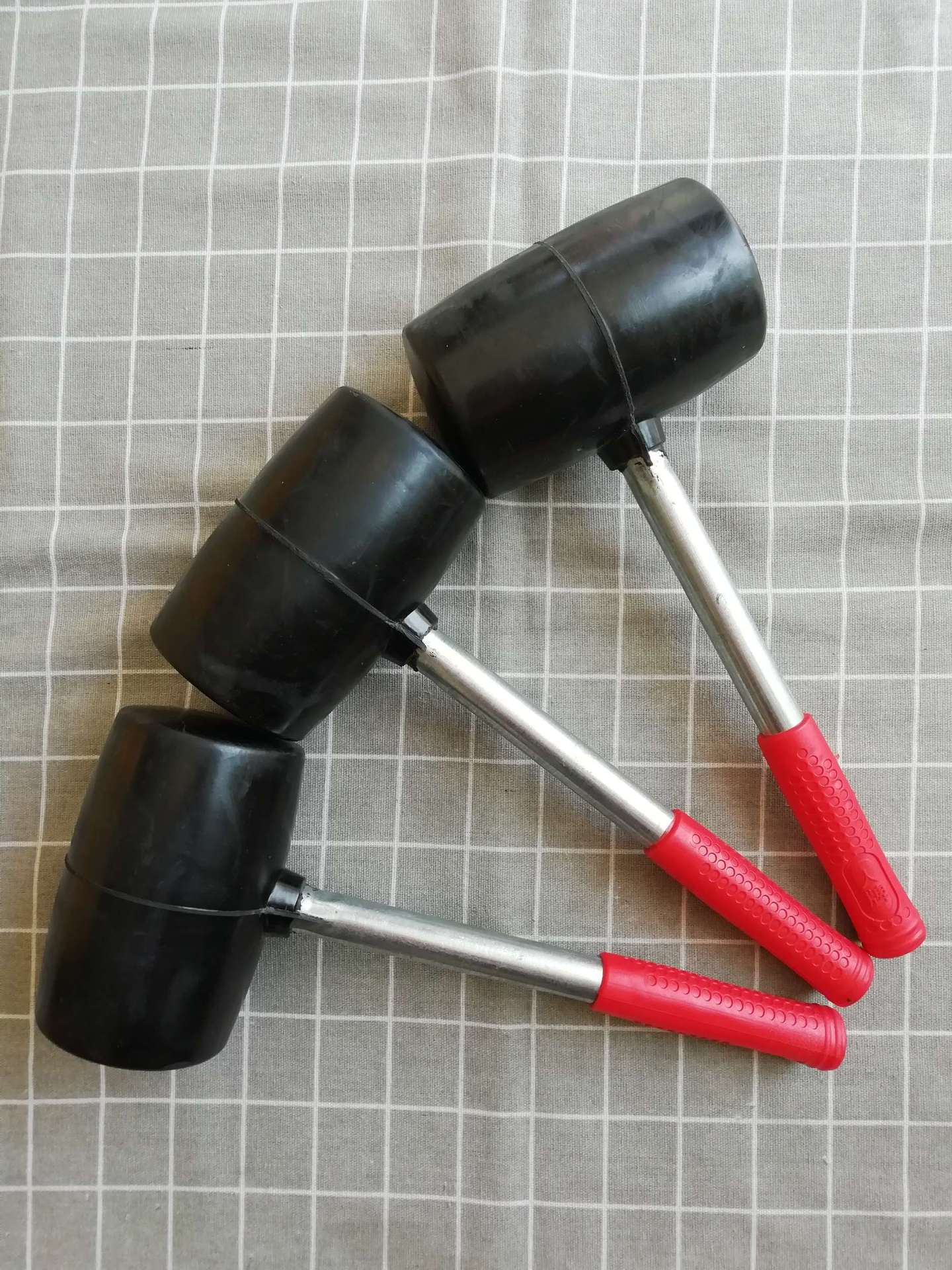 橡胶皮锤 铁把黑皮锤-型号齐全