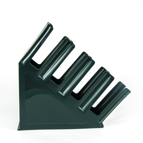 One-piece injection molded cup holder, disposable paper cup pick-up, bar paper cup storage rack, paper inclined four-grid cup holder