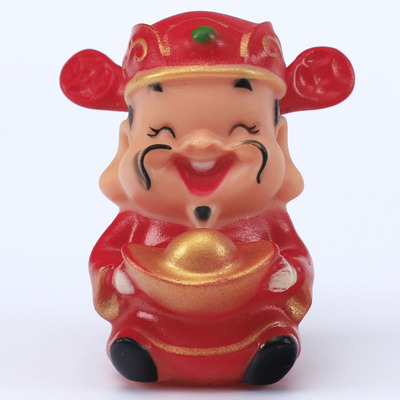 喜庆软陶中式卡通zakka杂货 家居小装饰品假山流水工艺品配件