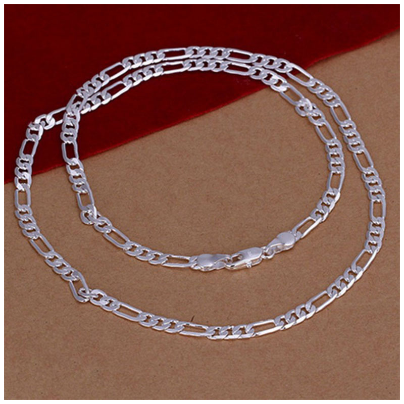 Women's collarbone NK silver plated short necklace version with chain_voghion.com