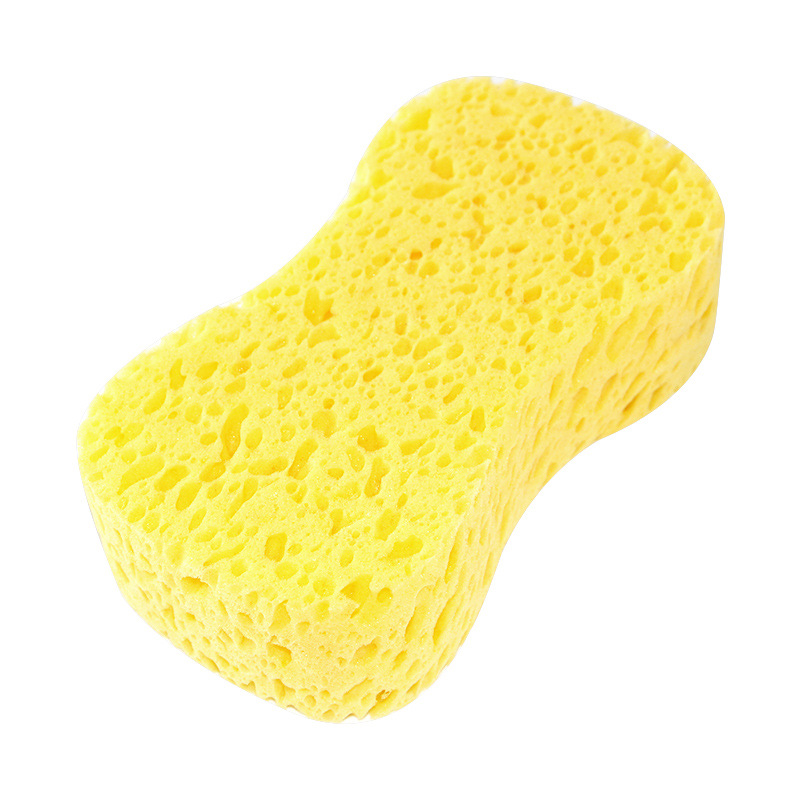 八字聚酯海藻洗车海绵 洗车海绵块车用清洁擦厂家批发