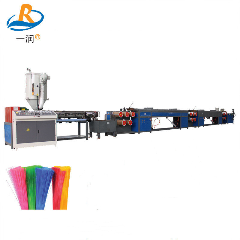 刷丝拉丝机塑料圆丝PET瓶片料灯笼线拉丝机组设备