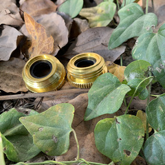 Car wash machine aluminum alloy full copper plated 4/16 inch internal thread adapter 6/16 inch external thread to 4/16 inch standard adapter