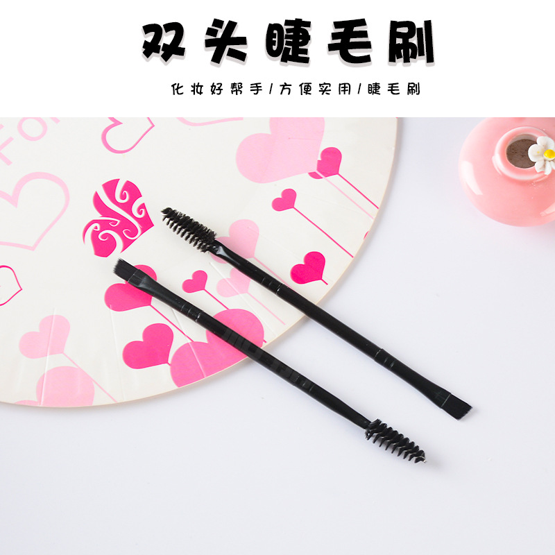 厂家供应尼龙睫毛刷睫美容化妆刷眼部修容螺旋睫毛卷梳批发|ru