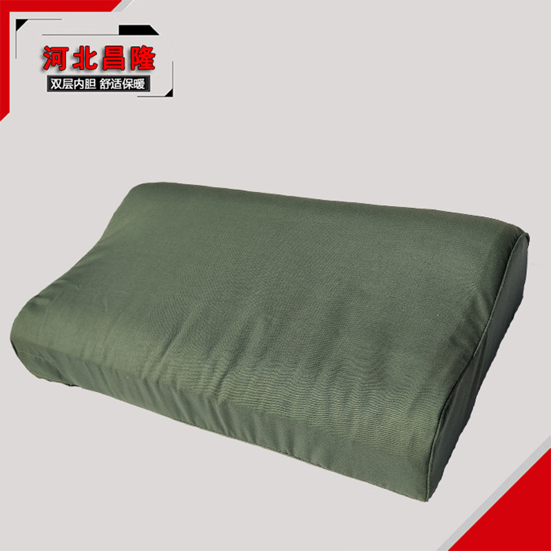 Factory wholesale 04 Land 06 Takei pillow Type U Memory Foam Labor insurance Army green student pillow pillow case