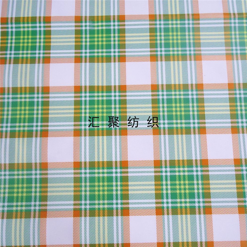 格纹印花皮革/超纤印花 油墨印花 雾面革印花 数码喷绘印花