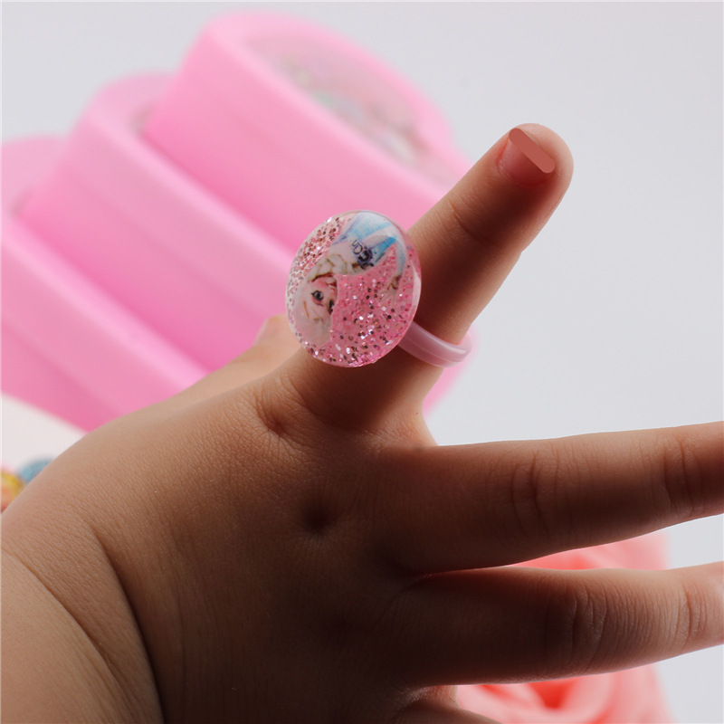 Korean Children Resin Ring Toy Girl Hand Ornament Kindergarten Small Gift Wholesale display picture 17