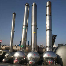 现货处理多台400酒精回收塔 800搪瓷塔节 600填料316不锈钢塔节