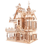 Деревянная реалистичная упаковка с лазером, головоломка, игрушка для взрослых, DIY