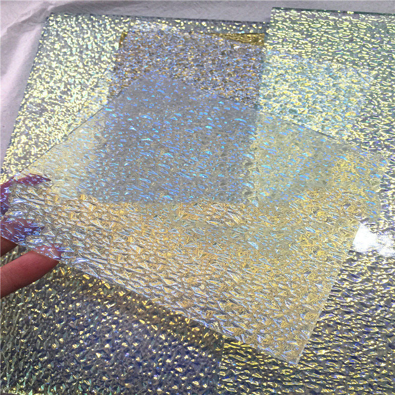 厂家提供新品 5MM香梨纹镀膜玻璃 钢化玻璃 专业定制