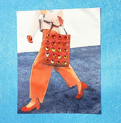 新款现货数码印烫画服装辅料 手工订珠画贴 T恤女夏服装烫画