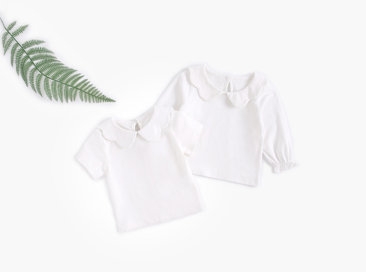 Petal Collar T-Shirt Side View