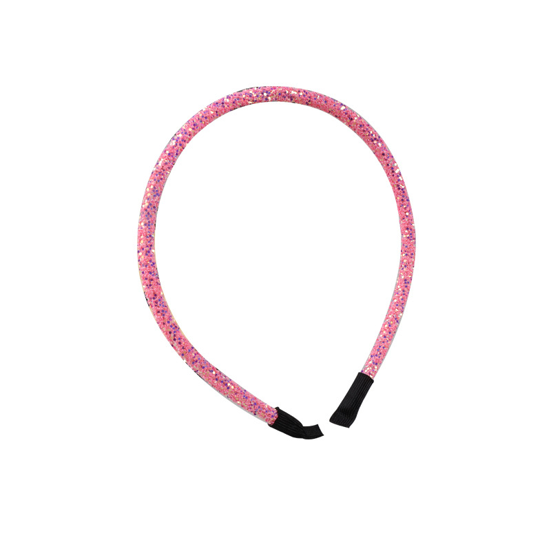 Fashion Youth Vitality Plastic Sequins Headband Female Color Fine Side Wild Headband Girl Heart Hair Accessories display picture 5