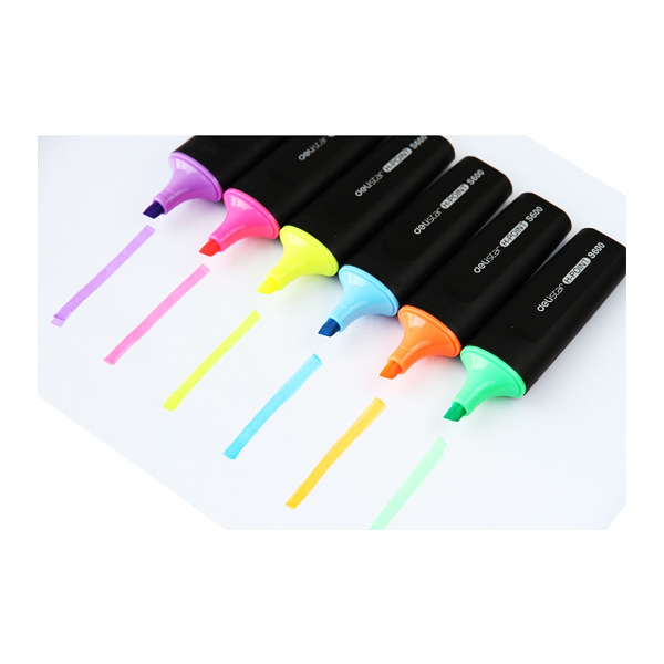 荧光笔DELI/得力S6005.0mm 橙色