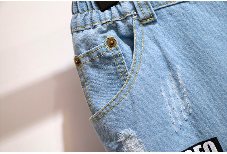 Vêtements pour femmes Fat Mm Automne Pull épaissi Imprimé Pantalon en jean ample Costume décontracté mince_voghion.com