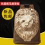 新款防水狮子头定制双肩包