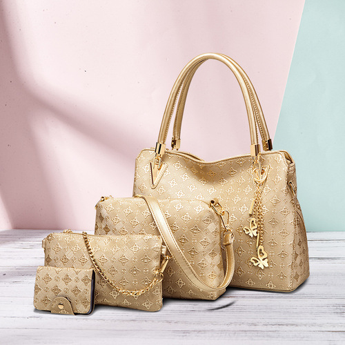 Cross-border exclusive supply of 2024 new fashion European and American one-shoulder cross-body handbags, large bags, middle bags, mother-in-law bags-55# women's bags