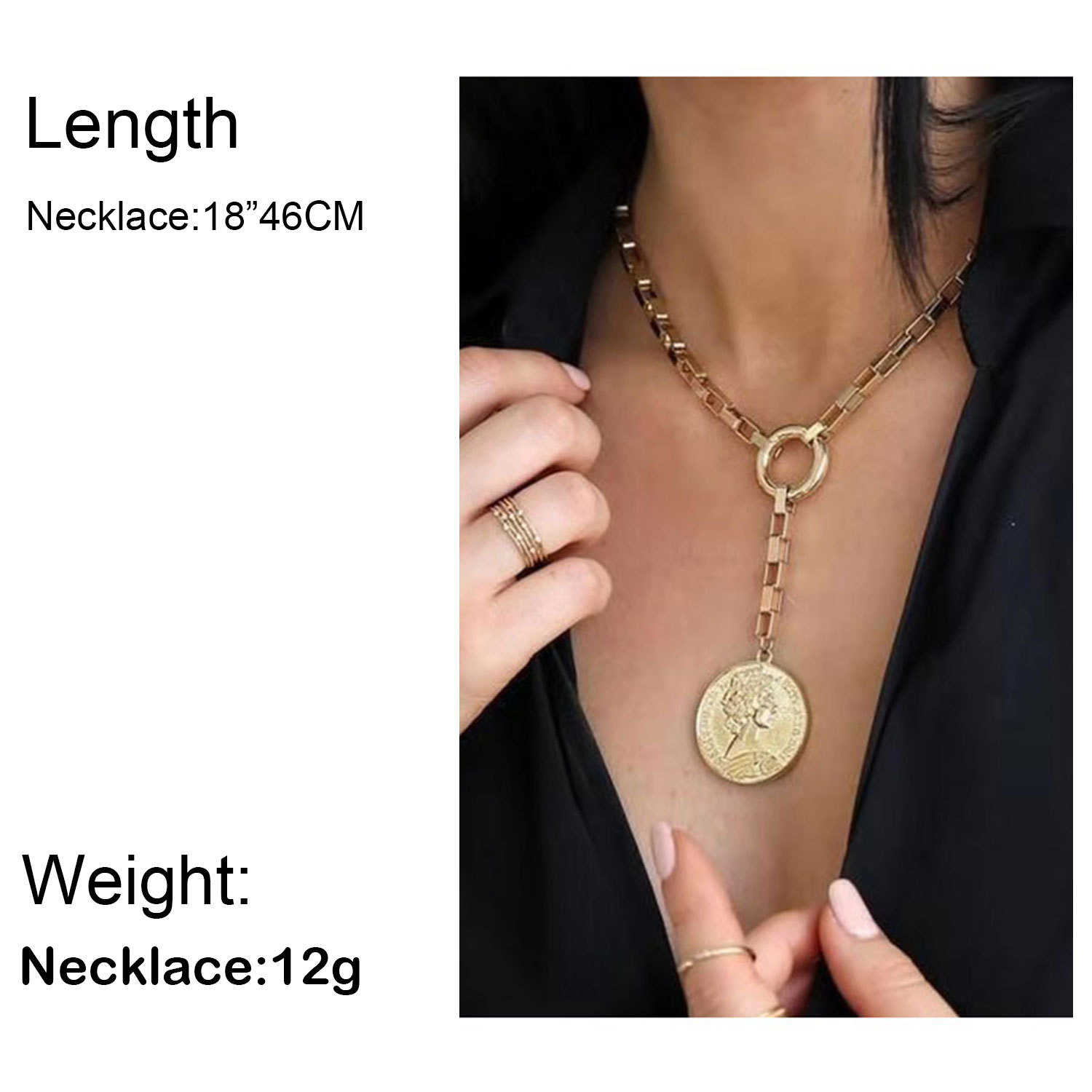 Fashion Geometric Aluminum Plating Women's Necklace display picture 1