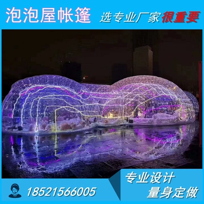 Double-Layer Bubble House Custom-Made Inflatable Çadırlar