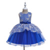 Children's small princess costume, lace dress with bow, Amazon, 2019 years, special occasion clothing