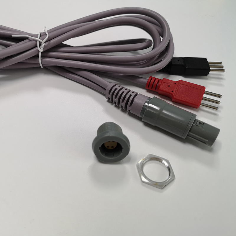 厂家供应雷莫自锁插头电极线 雷莫三针发热线 雷莫电极线