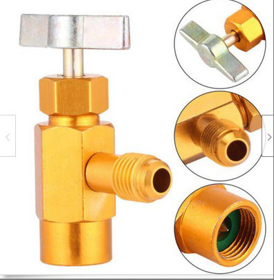 R134A car air conditioning refrigerant snow refrigerant bottle opener for European and American products 1/2ACME in stock