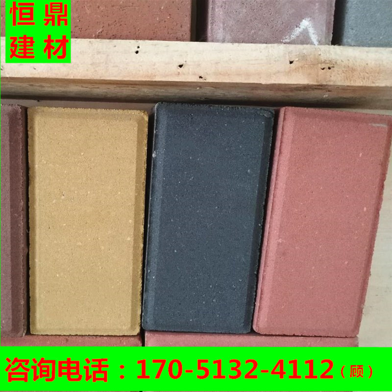 厂家现货直供彩色透水砖 荷兰砖人行道砖广场水泥砖 混凝土路面砖