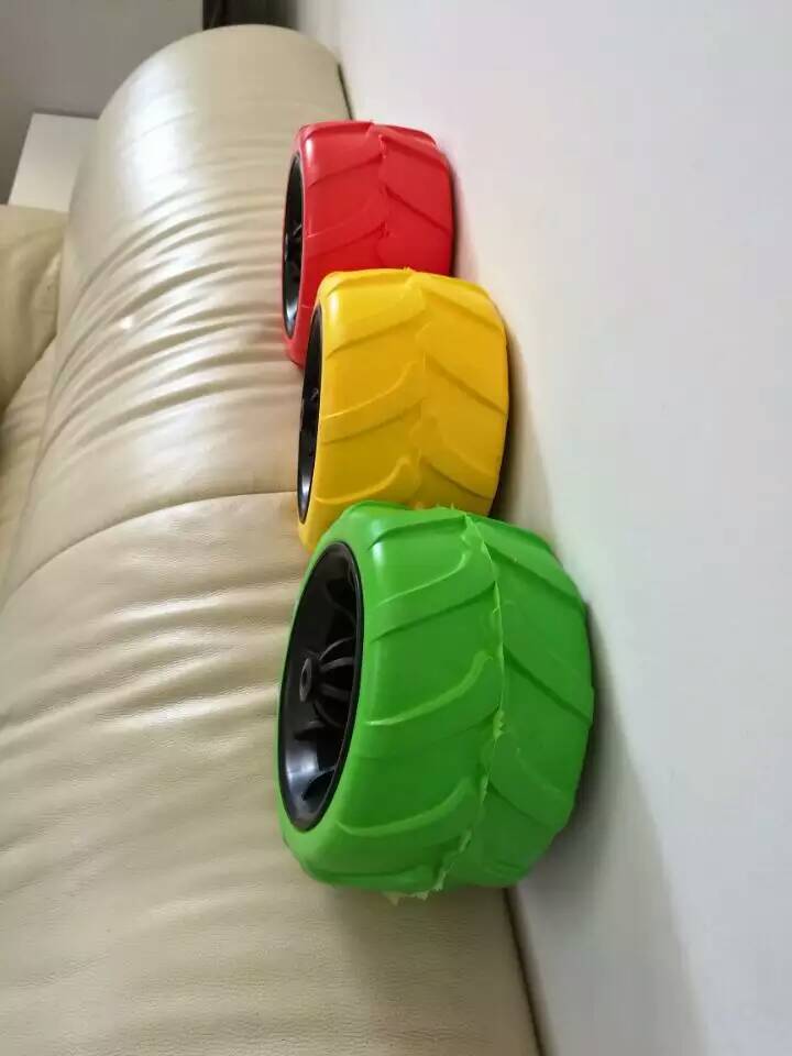 厂家供应6x2  实心 PU发泡免充气 医疗转运车用轮子 轮椅轮子