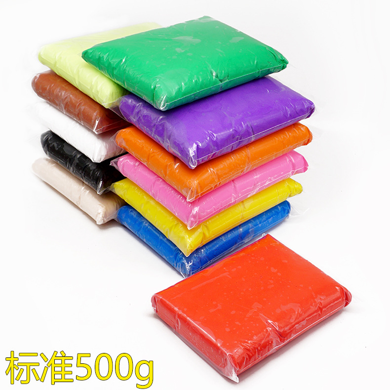 500g ultraligero arcilla kindergarten bolsa grande bolsa de arcilla de color uno Jin Espacio Arcilla Niños DIY arcilla hecha a mano