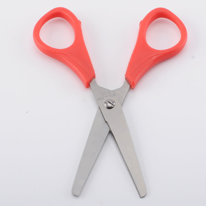 source Manufactor Direct selling Stainless steel student scissors Graduation student scissors Ruler scissors Paper cutting scissors