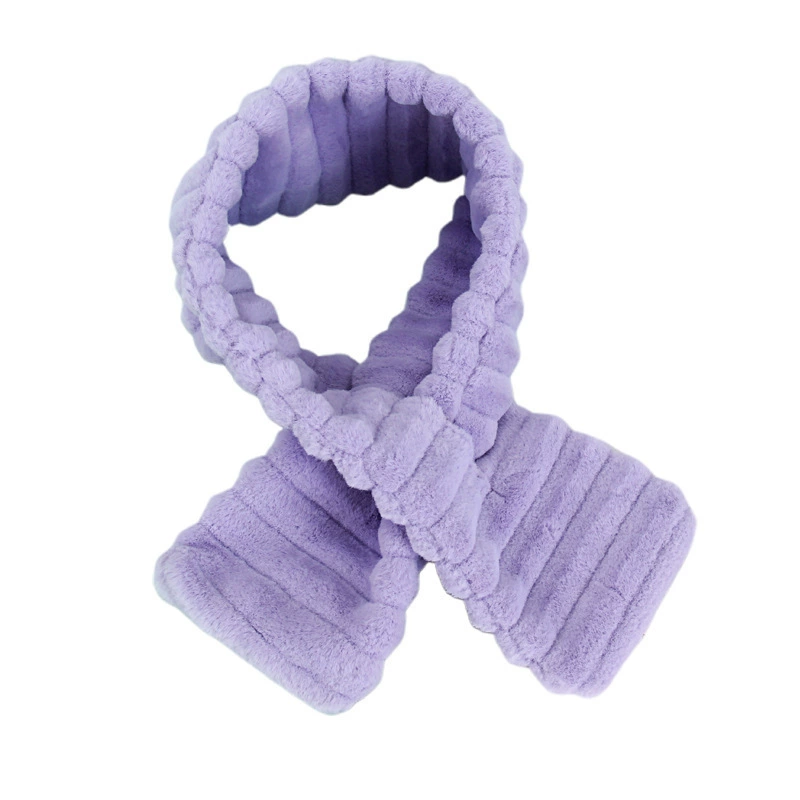 Demi-season plush strip, fashionable universal comfortable keep warm scarf, 2020, family style