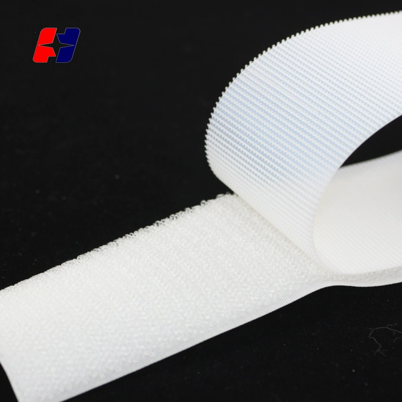 Xinyang white PA plastic hook nylon non-catchable snap-on hook-and-loop fasteners injection hook non-catchable Velcro