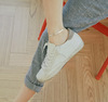 Small design ankle bracelet, silver 925 sample, Japanese and Korean, simple and elegant design