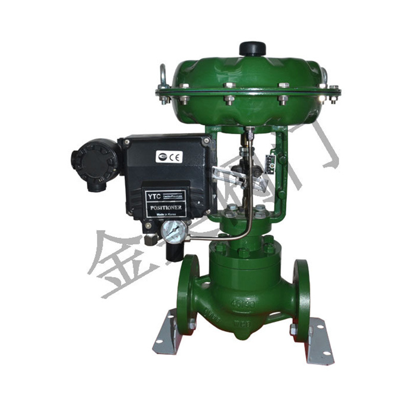 厂家直销 不锈钢气动薄膜法兰调节阀 硬软密封型气动三通调节阀