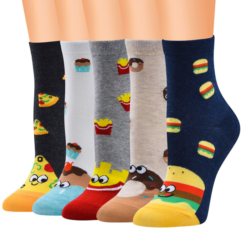 Cartoon three-dimensional socks hamburger cola chicken leg series socks in the tube women's cotton socks ladies Amazon AliExpress supply Cartoon three-dimensional socks hamburger cola chicken leg series socks in the tube women's cotton socks ladies Amazon AliExpress supply