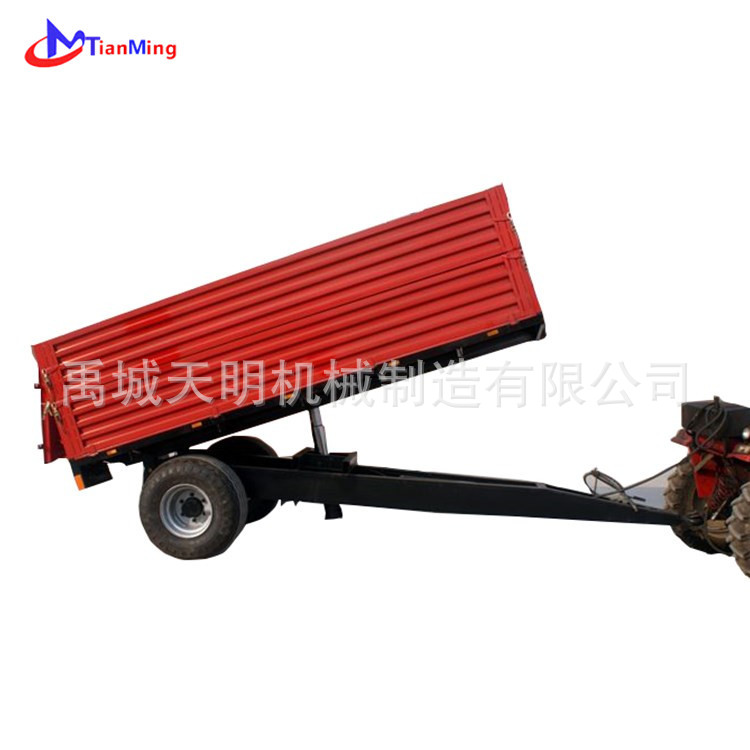 7CX-4 4吨液压自卸拖车 50马力拖拉机牵引农用车