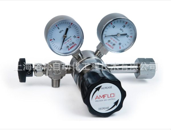 敦阳AMFLO R41系列高压减压器 不锈钢高压气体减压器减压阀调压阀