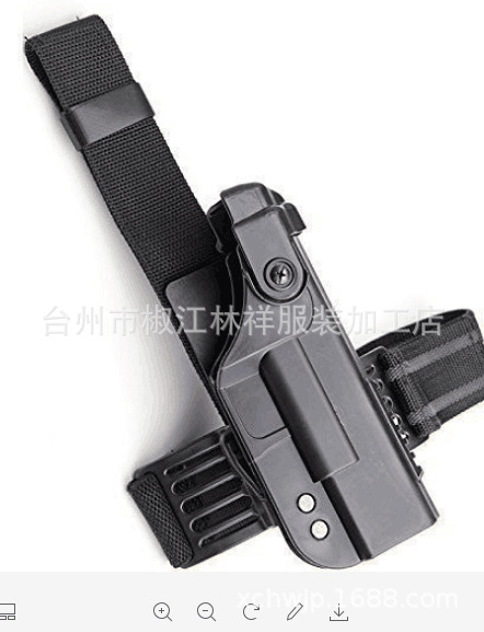 跨境热销户外战术腿套 GLOCK17右腿绑腿枪套快拔腿套G17腿部枪套|ru