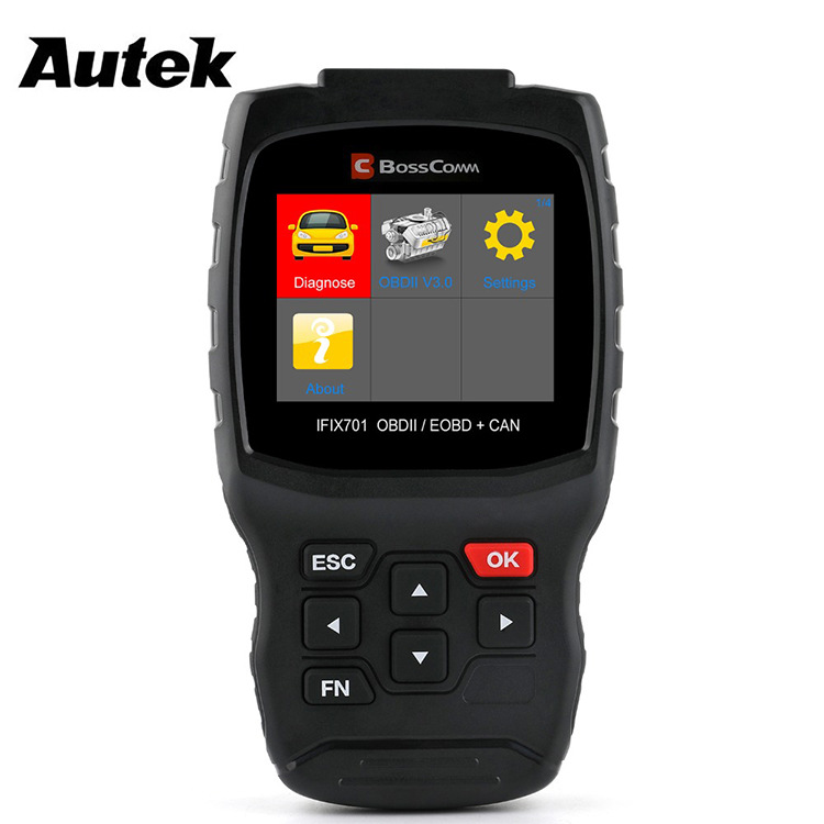 AUTEK IFIX701全系统OBD2 汽车诊断工具 ABS SRS EPB DPF机油复位